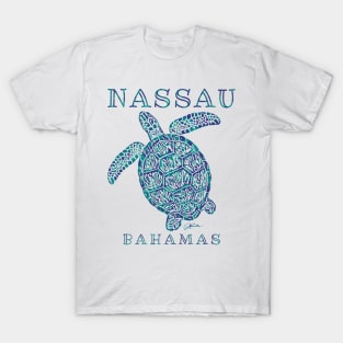 Nassau, Bahamas, Sea Turtle T-Shirt